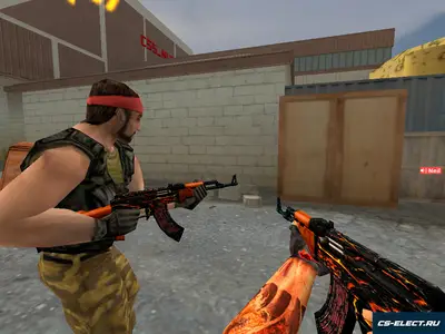 Модель AK-47 Огонь для CS 1.6