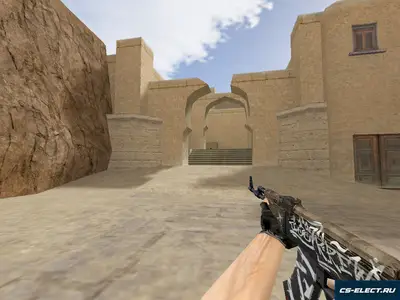 Модель AK-47 Пустынный повстанец для CS 1.6