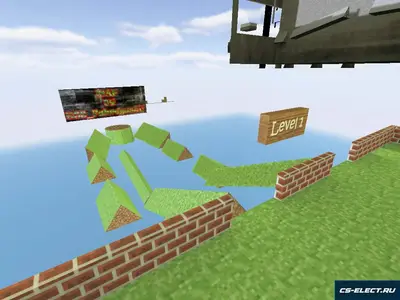 Карта surf_minecraft_skills для CS 1.6