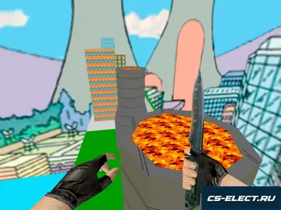 Карта surf_simpsons_final для CS 1.6