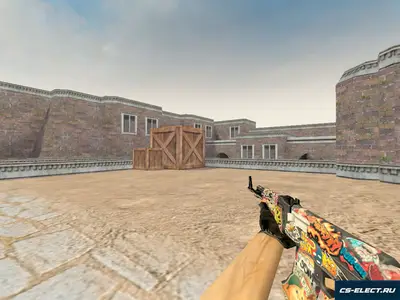 Модель AK-47 Стикер для CS 1.6