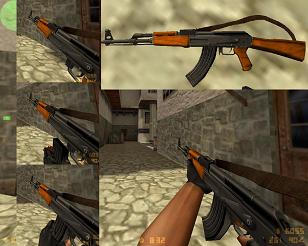 Модель «AK47 with Sling» для КС 1.6