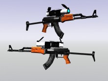 Модель «Rk ak47 with scope» для КС 1.6