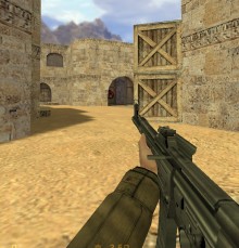 Модель «Mp44 From WW II For Ak-47!» для КС 1.6