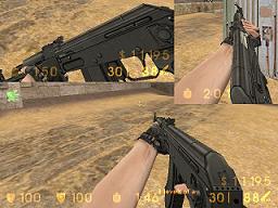 Модель «FireGold Ak47» для КС 1.6