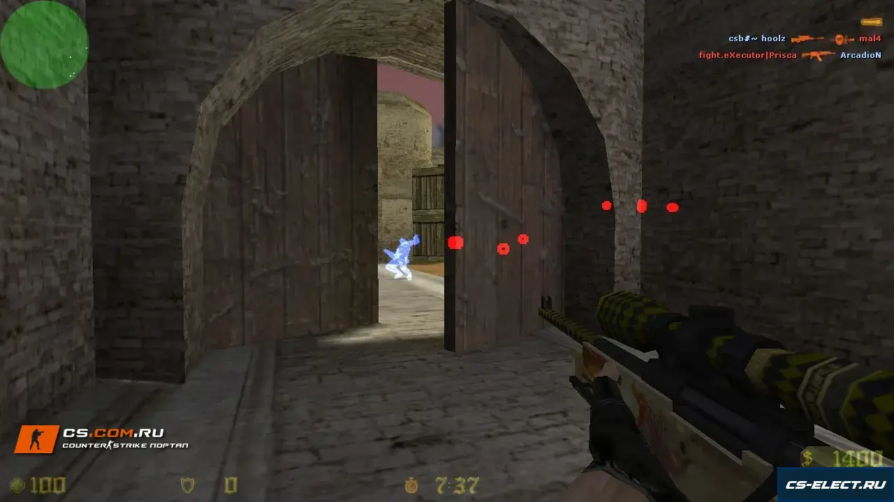 CS 1.6 с крутилкой