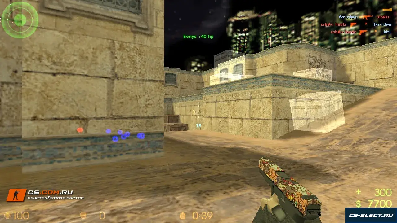 CS 1.6 с читом ESP