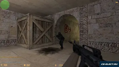 CS 1.6 с прицелом точкой