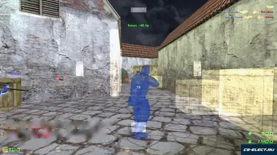 CS 1.6 с мощным WH и AIM в зимнем стиле
