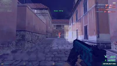 CS 1.6 с мощным WH и AIM в зимнем стиле