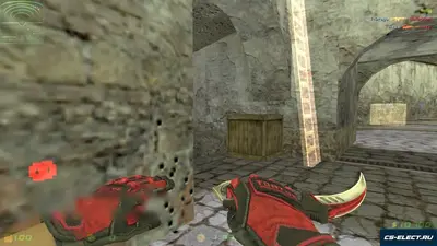 CS 1.6 с мощным WH и AIM в зимнем стиле