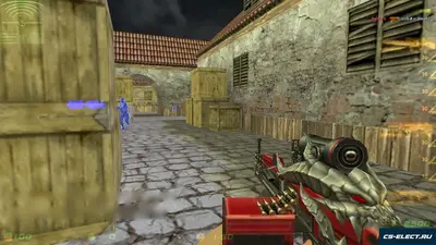 CS 1.6 с мощным WH и AIM в зимнем стиле
