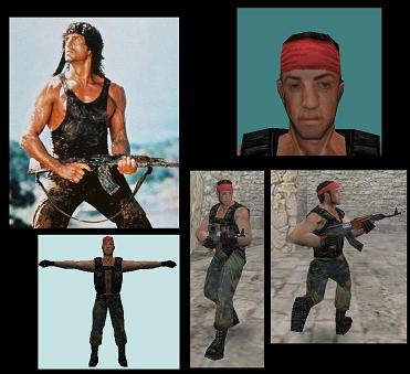Модель «Rambo» для КС 1.6