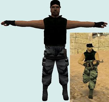 Модель «Guerilla (tex1)» для КС 1.6
