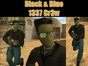 Модель «Black & Blue 1337» для КС 1.6