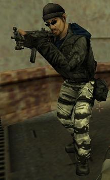 Модель «l33t..white camo pants»