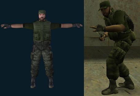 Модель «Cuban Cigar Smokers (Guerilla)» для КС 1.6