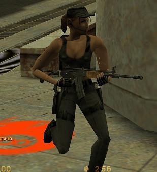 Модель «Female Guerilla» для КС 1.6