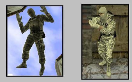 Модель «White winter camo Arctic!» для КС 1.6