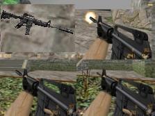 Модель «The IronClad M4A1 Retexture Project» для КС 1.6
