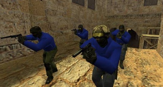 Красные и синие модели игроков для CS 1.6