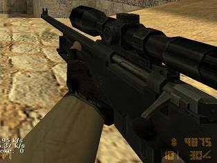 Модель AWP Default AWPAWM in Black. Made by BL4cK для CS 1.6