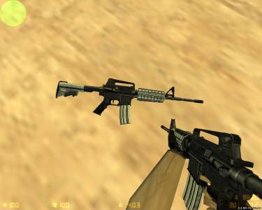 Модель «M4A1 STYLE Black White» для КС 1.6