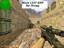 Скачать модель Black 1337 для CS 1.6