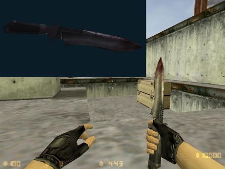 Модель ножа Bloody Knife для CS 1.6