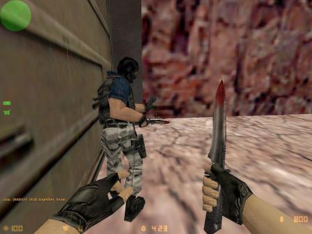 Модель ножа Bloody Knife ReSkin