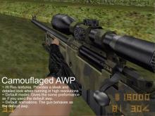 Скачать модель AWP Camouflaged для CS 1.6