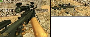 Скачать модель AWP G22 Ghost Recon Awp [FIXED] для CS 1.6