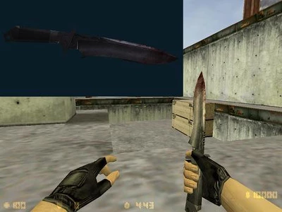 Модель ножа Bloody Knife для CS 1.6