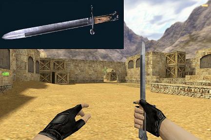 Модель ножа «Bayonet Knife» для CS 1.6