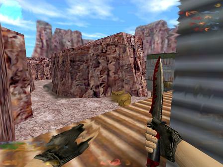 Скачать модель ножа Red X Knife для CS 1.6