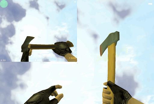 Скачать модель ножа RuneScape Axe для CS 1.6