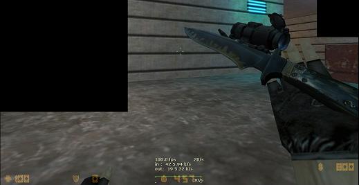 Скачать модель ножа Long Range Knife! для CS 1.6