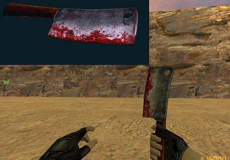 Скачать модель ножа CS Meat Cleaver для CS 1.6