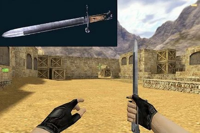 Модель ножа «Bayonet Knife» для CS 1.6
