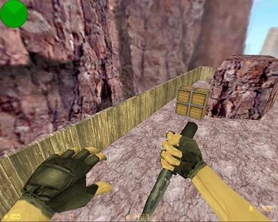 Скачать модель ножа CS1.5 knife reskin (D3vils hands) для CS 1.6