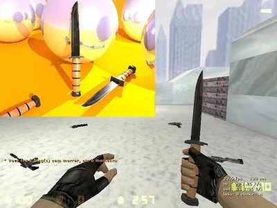 Модель ножа «Rk's Fighting Kabar» для CS 1.6
