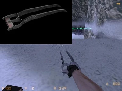 Скачать модель ножа Skilly's Gypsy Claw для CS 1.6