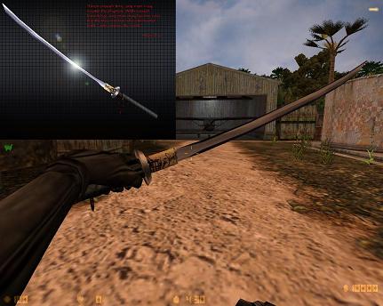 Скачать модель ножа Kitana Sword для CS 1.6