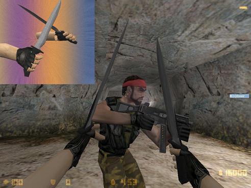 Скачать модель ножа ZareX Dual Swords для CS 1.6
