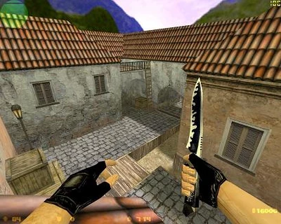 Скачать модель ножа GO knife для CS 1.6
