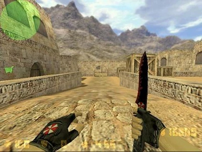 Скачать модель ножа Umbrella Corp Knife для CS 1.6