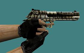 Модель «Titanium Gold Tiger Striped Desert Eagle»