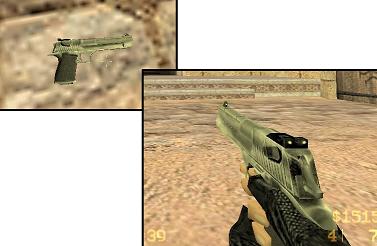 Модель deagle + custom sounds & anims