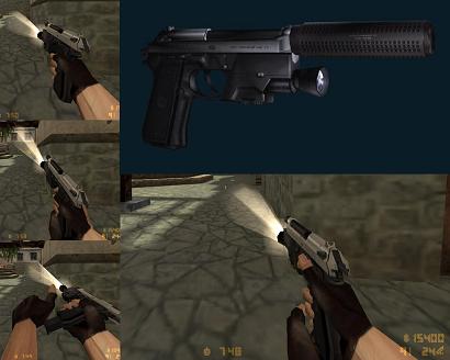 Модель Beretta Elite w Torch для КС 1.6