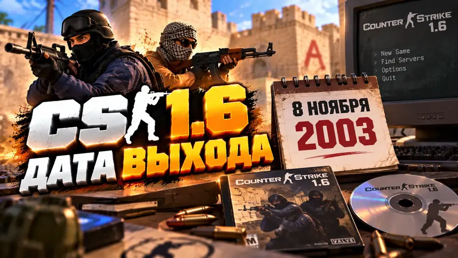 Дата выхода CS 1.6
